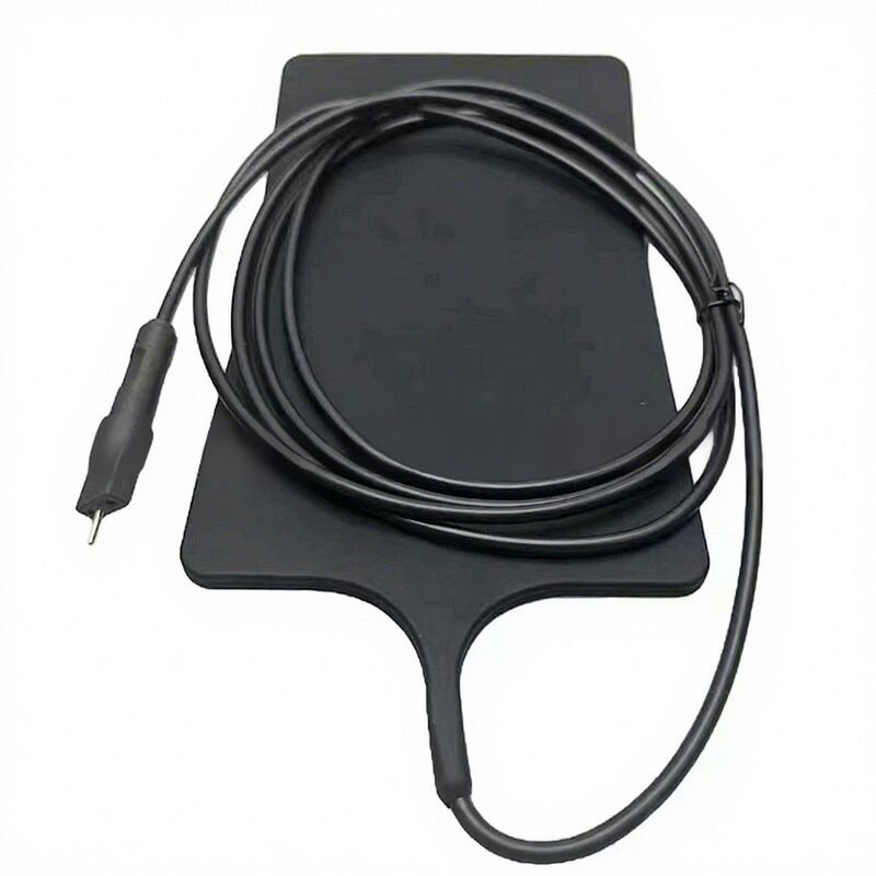 REM Plug Reusable Adult Monopolar 3000MM Single-Pole Silicone Negative Electrode ESU Grounding Patient Plate Model KK5-1027M