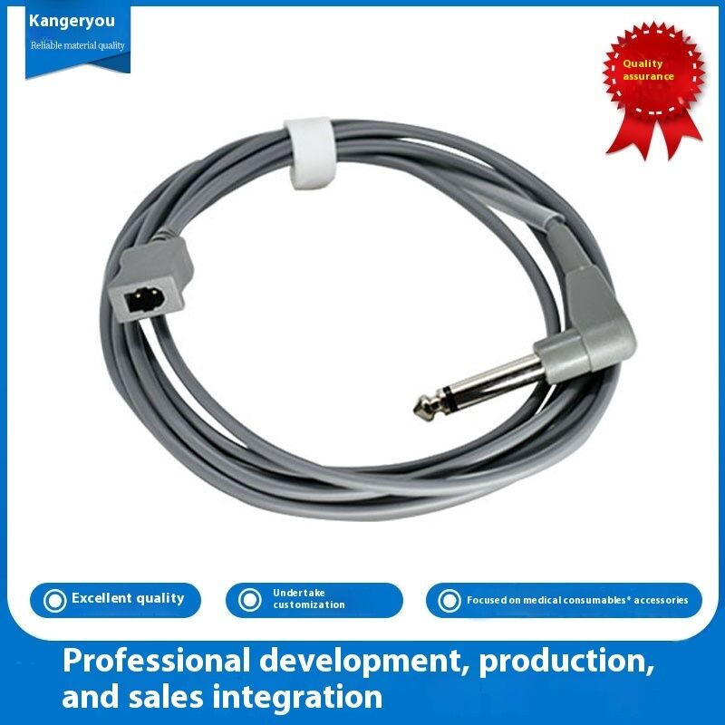 Medical Temperature Probe Cable for Monitor Body Temperature Alcohol Disinfecting Type CE Certified Class II 2.4m