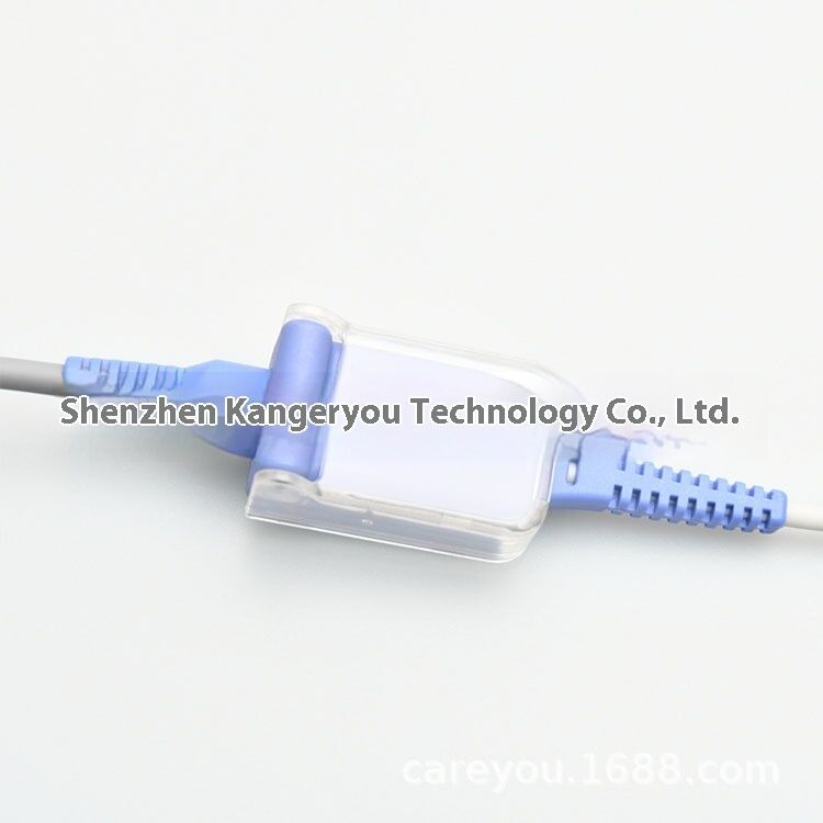 Doc-10 Blue-Purple Amp 14P DB9 Female Blood Oxygen Extension Cable Adapter Medical Consumables Compatible with N550 560 595