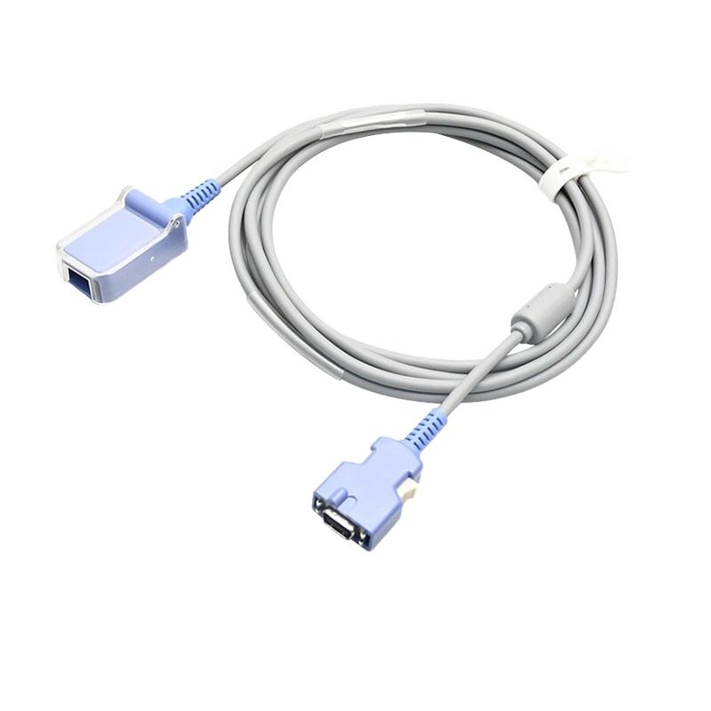 Doc-10 Blue-Purple Amp 14P DB9 Female Blood Oxygen Extension Cable Adapter Medical Consumables Compatible with N550 560 595