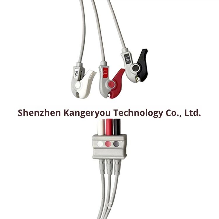 Patient Monitor Compatible PM6800 T5 T6 T8 TECG Trunk Cable and Leads Medical Consumables CE Certified Class I 0.9M