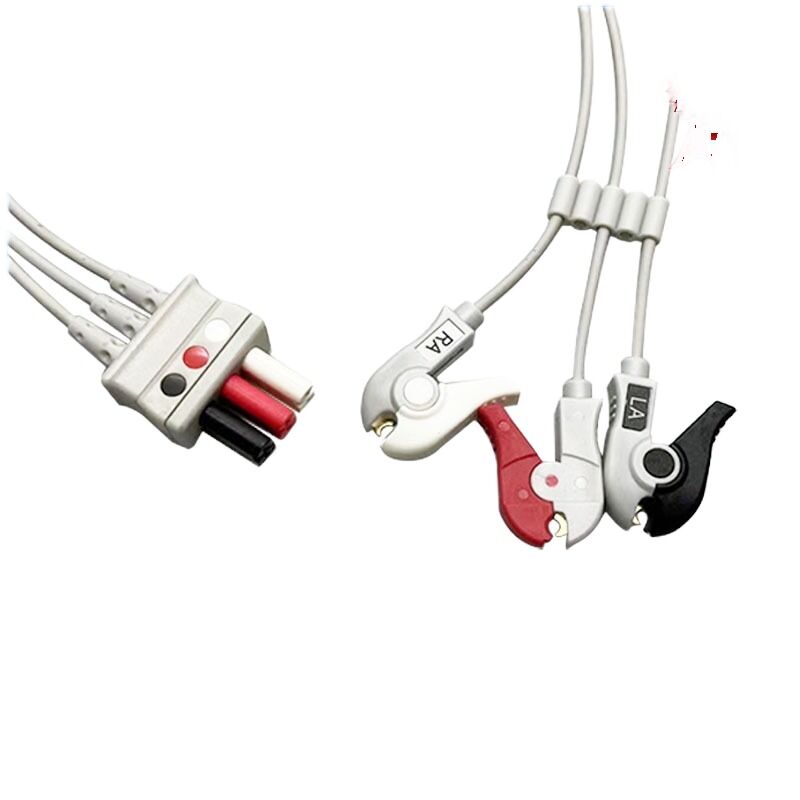 Patient Monitor Compatible PM6800 T5 T6 T8 TECG Trunk Cable and Leads Medical Consumables CE Certified Class I 0.9M