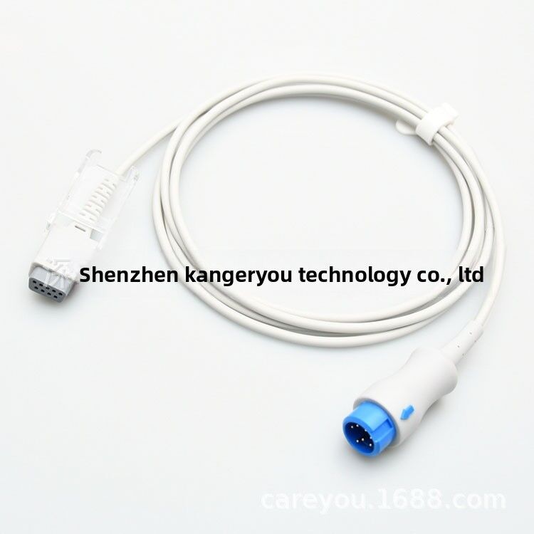 Round 7PIN to DB9F2.2M Version Cable for PM6800 T5T6T8 IPM SPO2 SENSOR Compatible Medical Consumables