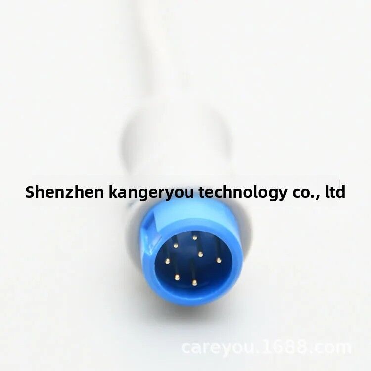 Round 7PIN to DB9F2.2M Version Cable for PM6800 T5T6T8 IPM SPO2 SENSOR Compatible Medical Consumables