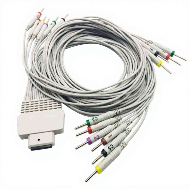 Kangeryou OEM Compatible with Medex 18-lead 26-pin Dynamic ECG Cable Model KRY933S10I Gray CN