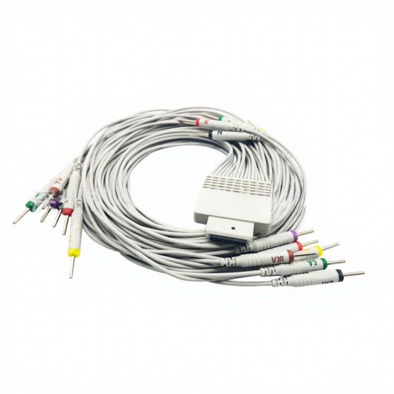 Kangeryou OEM Compatible with Medex 18-lead 26-pin Dynamic ECG Cable Model KRY933S10I Gray CN