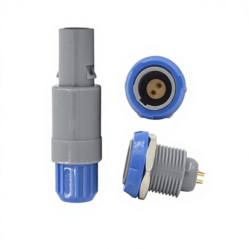 Airlines 1P2 Core Medical Body Temperature Alcohol Disinfecting Plastic Gray/Blue Push-Pull Self-Locking Plug Beauty Instrument