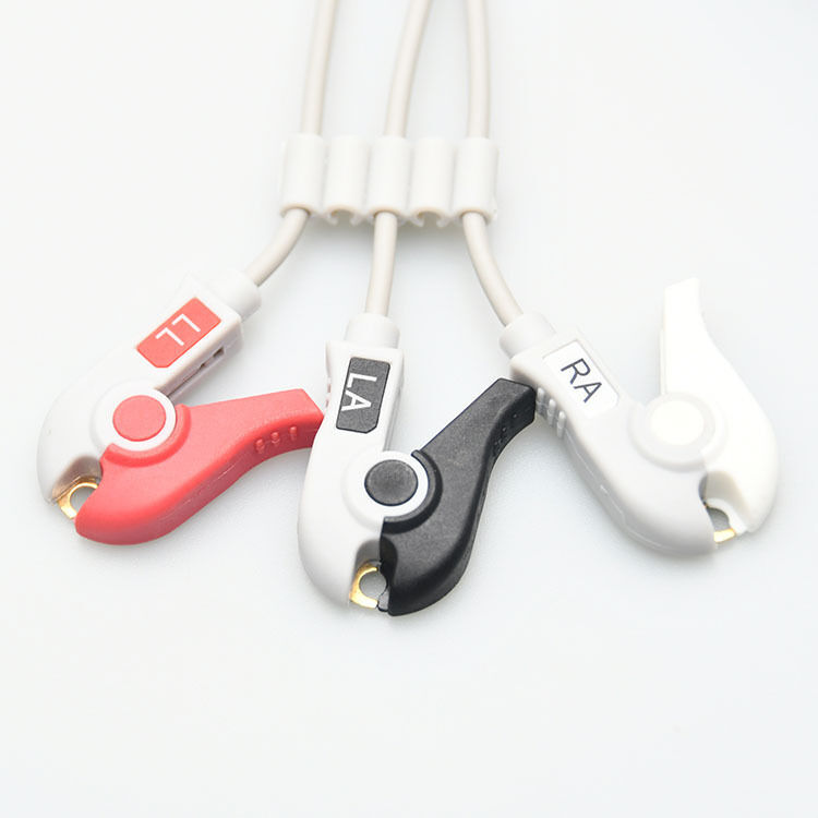 Commen 8000E Integrated 12-Lead ECG Cable C50 C30 C70 C80 NC8 Compatible with Medical Consumables Three-Lead Compatibility