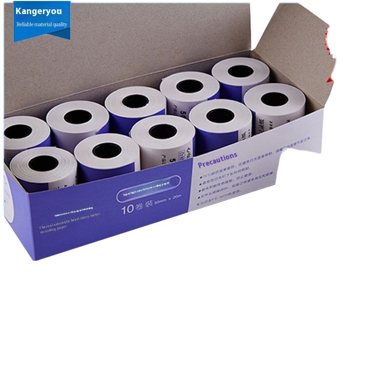 Kangeryyou 50mm*20mm Thermal Printing Paper Medical Consumables for ECG Recording