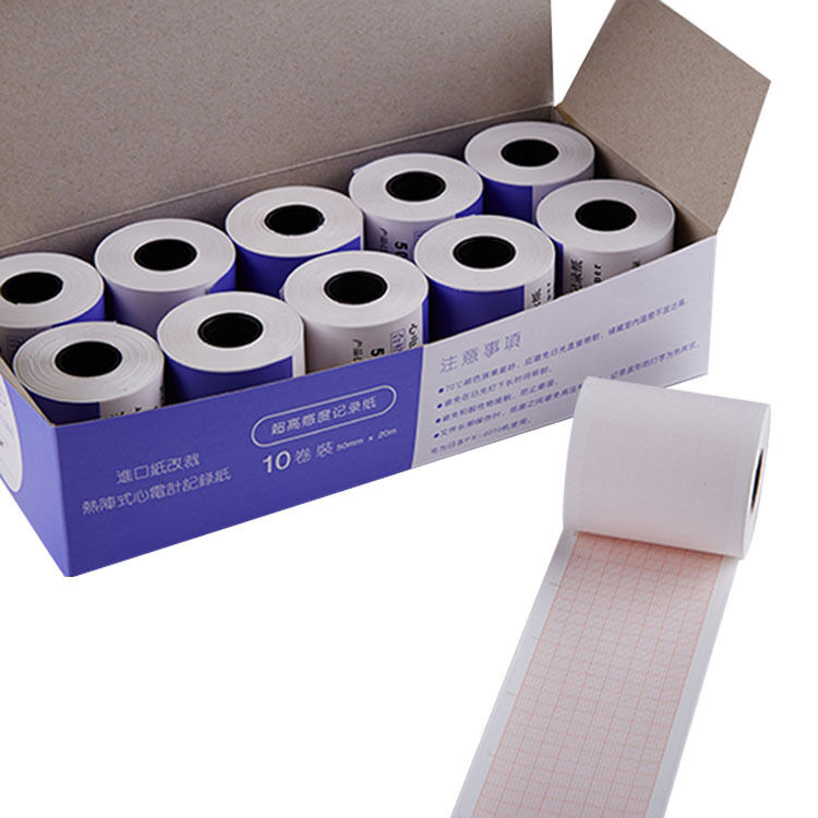 Kangeryyou 50mm*20mm Thermal Printing Paper Medical Consumables for ECG Recording