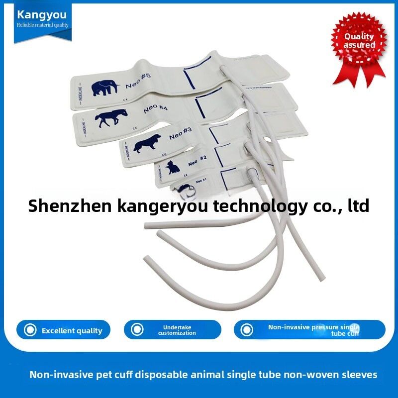 Single-Tube Non-Woven Disposable Animal Pet Cuff Non-Invasive Pressure with EOS Disinfecting Type CE Certified Class II