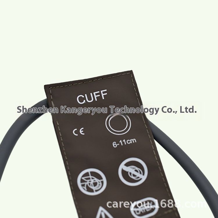 Newborn Infant Brown Non-Invasive Arm Circumference Monitor 6-11CM Infants Blood Pressure Strap Test Tubes Product