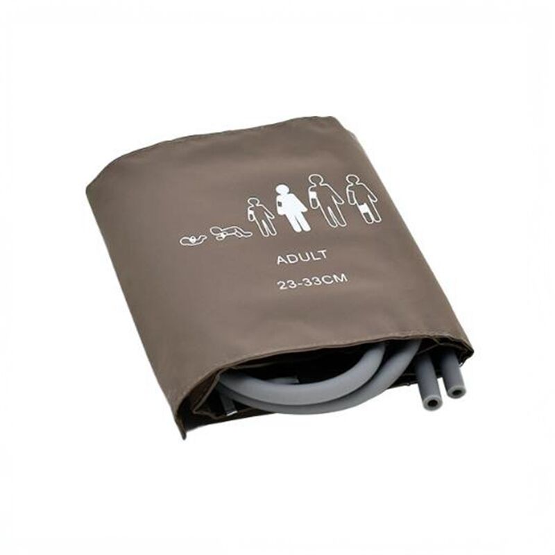 Adult Size 23-33CM Brown TPU Airbag Reusable Blood Pressure Cuffs with 1.5L Lab Tubes CE Certified Class I Medical Device