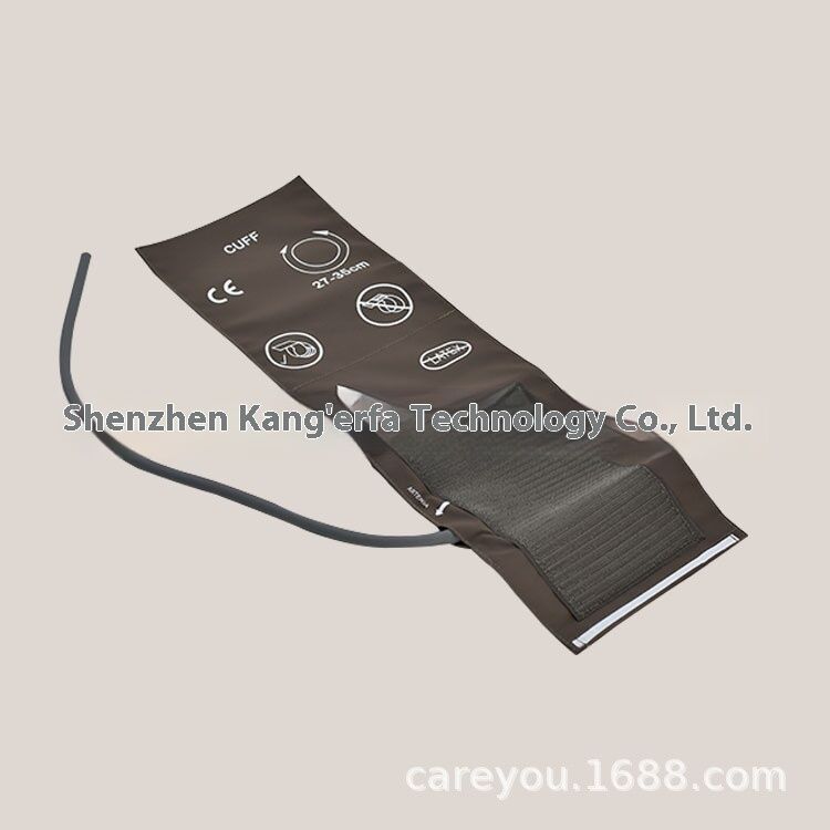 Single Adult Non-Invasive Blood Pressure Strap 27-35cm Arm Circumference Cloth Cover Test Tubes for Blood Tests CE Certified