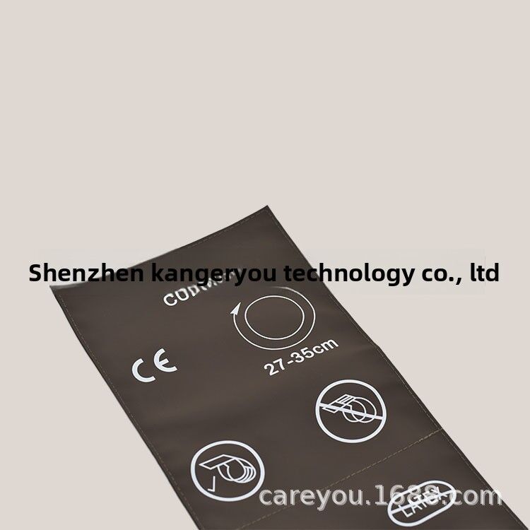 Single Adult Non-Invasive Blood Pressure Strap 27-35cm Arm Circumference Cloth Cover Test Tubes for Blood Tests CE Certified