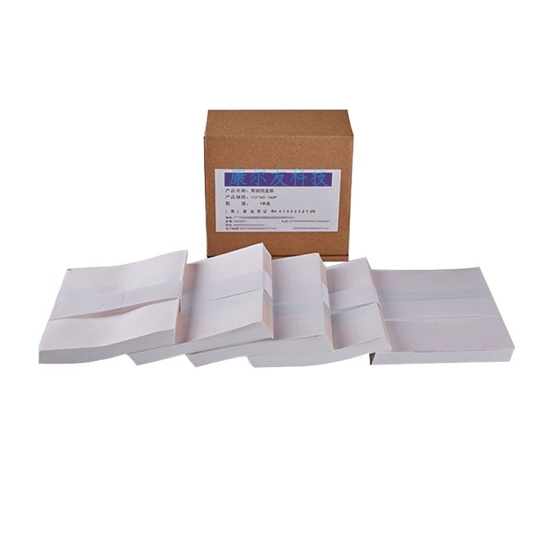 Kangeryou 112x100 White Thermal Printing Paper Medical Consumables CE Certified Class I 3-Year Shelf Life for ECG Record Keeping