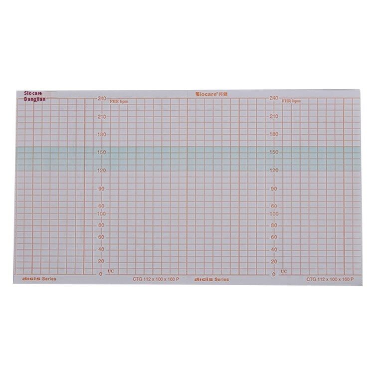 Kangeryou 112x100 White Thermal Printing Paper Medical Consumables CE Certified Class I 3-Year Shelf Life for ECG Record Keeping