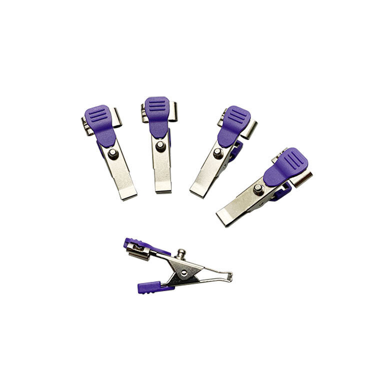 Universal Reusable Veterinary ECG/EKG Electrode Clip 3mm/4mm Sizes Compatible Essential Medical Consumable Animal ECG Monitoring