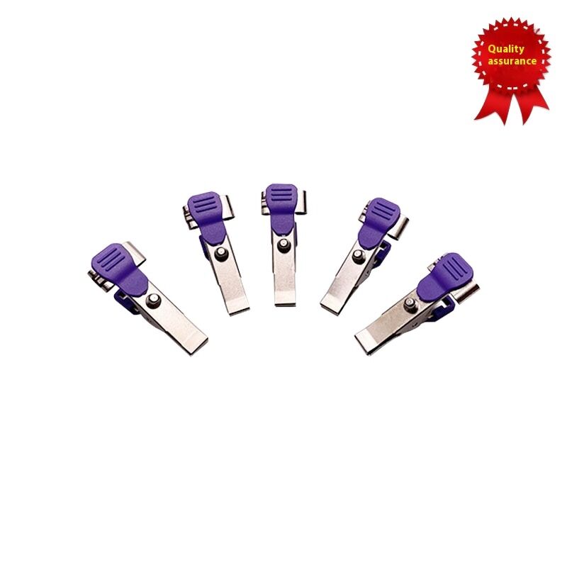 Universal Reusable Veterinary ECG/EKG Electrode Clip 3mm/4mm Sizes Compatible Essential Medical Consumable Animal ECG Monitoring