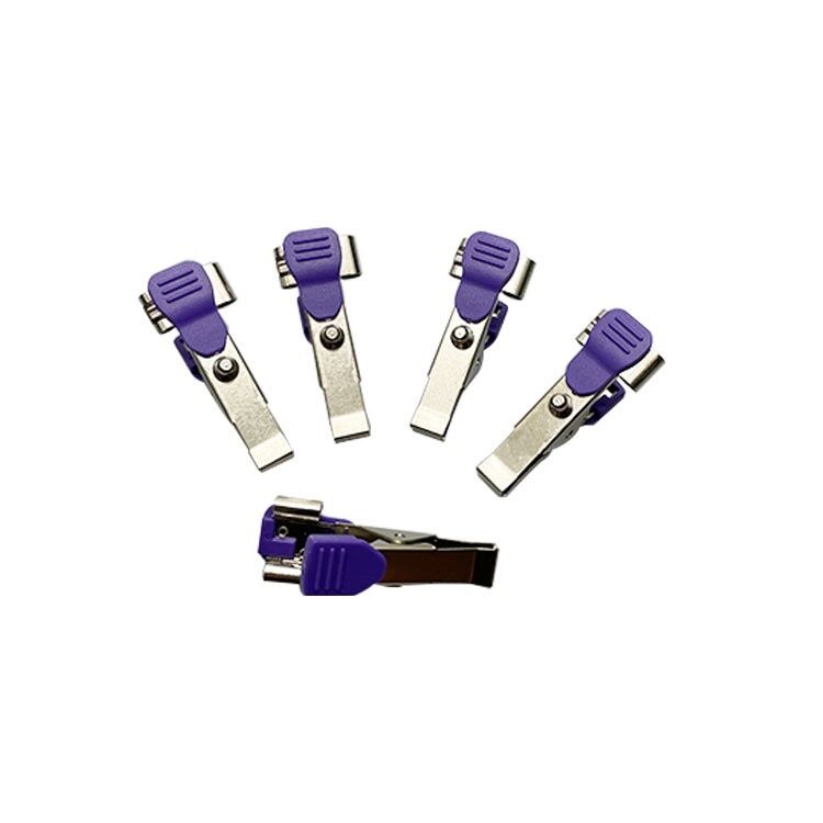 Universal Reusable Veterinary ECG/EKG Electrode Clip 3mm/4mm Sizes Compatible Essential Medical Consumable Animal ECG Monitoring