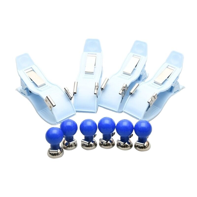 All Resting ECG Recommended Children Limb Clamp Suction Electrodes Alcohol Disinfecting Blue OEM 3.0MM/4MM DIN Plug Banana Class