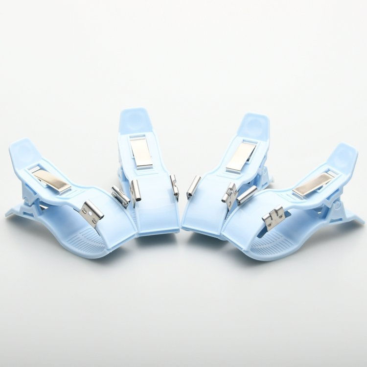 All Resting ECG Recommended Children Limb Clamp Suction Electrodes Alcohol Disinfecting Blue OEM 3.0MM/4MM DIN Plug Banana Class