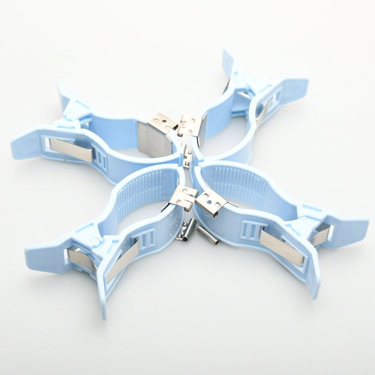 All Resting ECG Recommended Children Limb Clamp Suction Electrodes Alcohol Disinfecting Blue OEM 3.0MM/4MM DIN Plug Banana Class