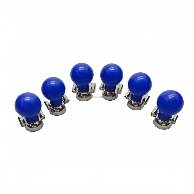 Children's ECG Electrodes with 3.0mm DIN Plug or 4MM Banana All-Rest Success; Medical Consumables CE Certified Class I Blue