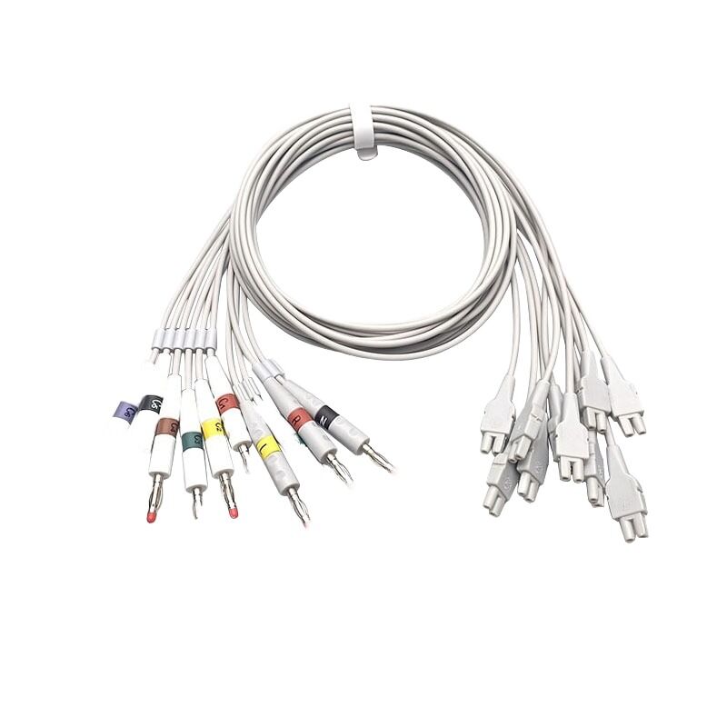 Bangjian Compatible GE Makuai MAC500/800/1100/1200/1200ST Ten-Lead ECG Medical Consumables Split Lead Cable