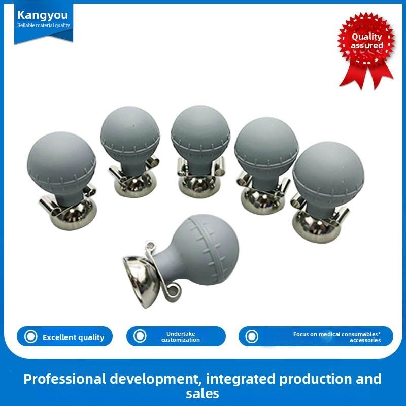 Adult Dual Gray Success ECG Electrodes Medical Tester with Suction Electrode Alcohol Disinfecting 3mm/4mm CE Certified