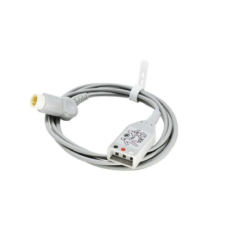Manufacturer's 3-Lead ECG Trunk Cable TPU Material Adult Connection Lead Wire Compatible Medical Consumables