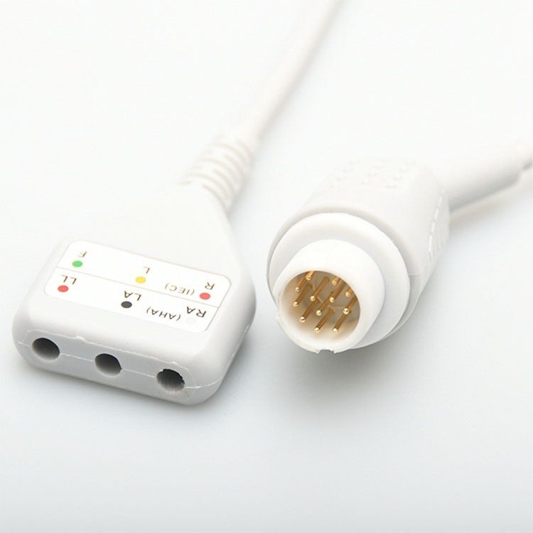 Mek MP1000Mp600Mp500 9-Pin Integrated Five-Lead ECG Lead Wire Compatible and Ozone Disinfecting
