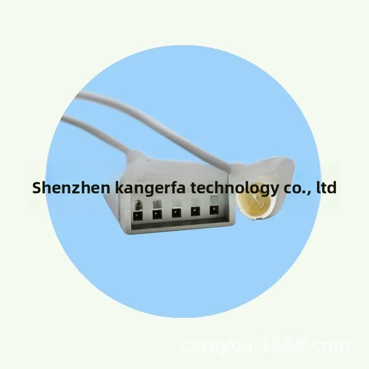 ECG Main Cable 12-Pin Five-Lead European Standard Compatible Medical Consumables CE Certified Class I 2.5m for 78352C 7834C