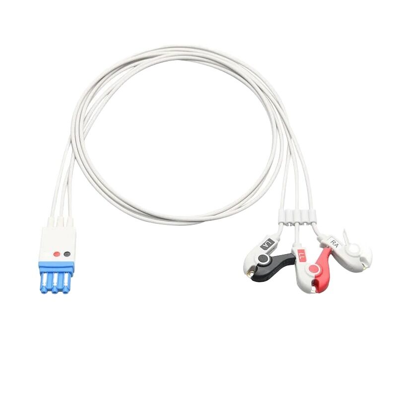 American Standard M3000A DG Type Three-Lead ECG Connection Line CE Certified Class II 3.0m for Adult Medical Consumables