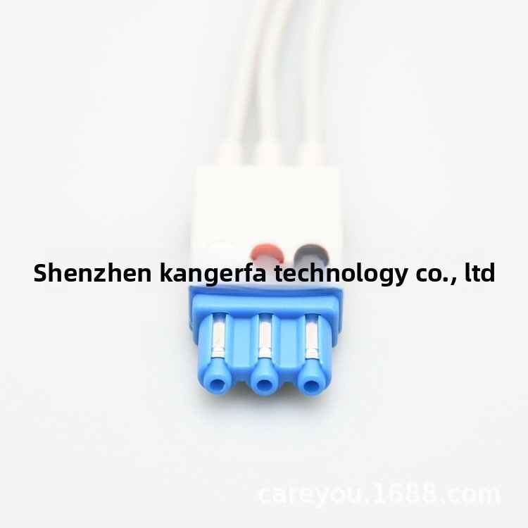 American Standard M3000A DG Type Three-Lead ECG Connection Line CE Certified Class II 3.0m for Adult Medical Consumables