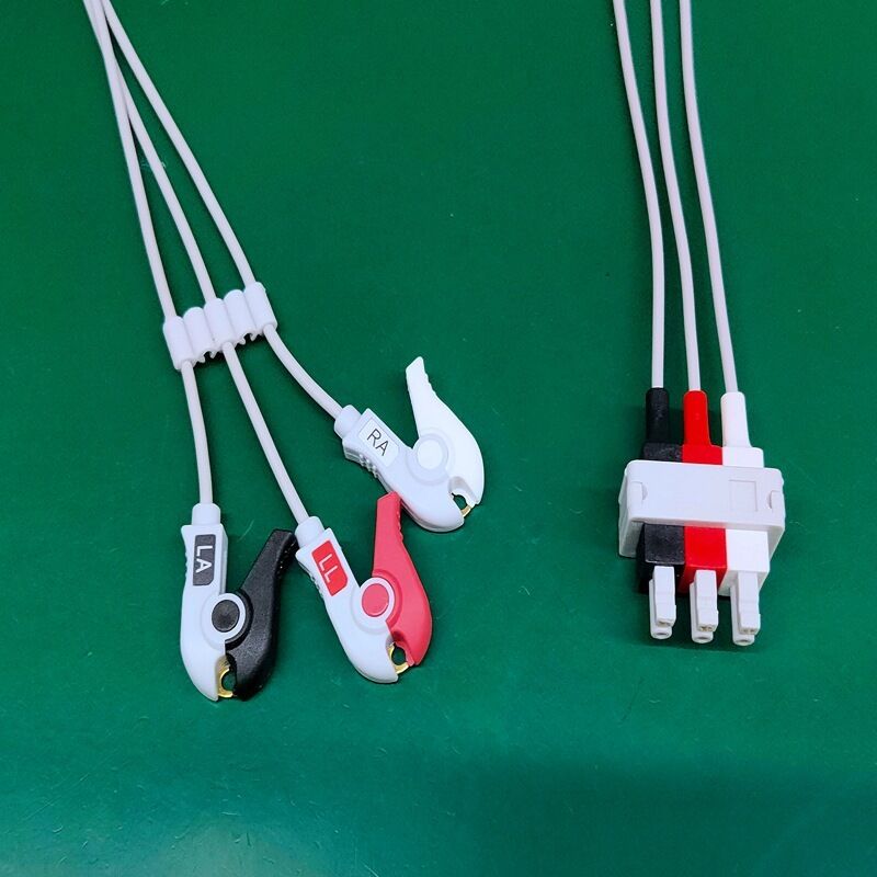 M1601A M1611A Compatible 3-Lead ECG Trunk Cable and Patient Monitor Leads Medical Consumables