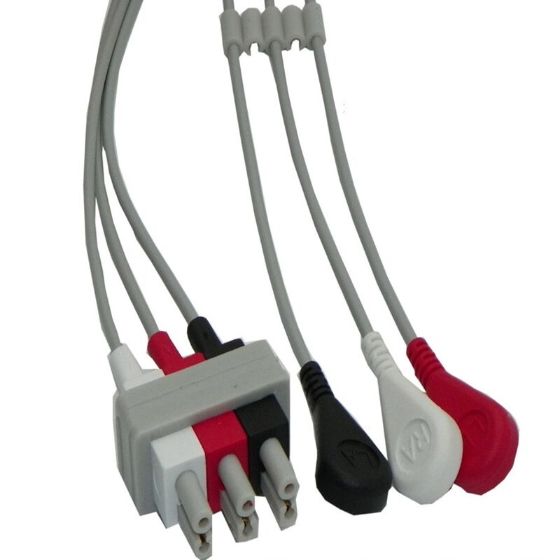 M1601A M1611A Compatible 3-Lead ECG Trunk Cable and Patient Monitor Leads Medical Consumables