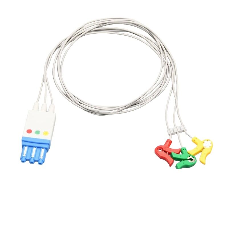 Newborn ECG Trunk Cable and Leads for Patient Monitor Compatible with M3000A 78352C Medical Consumables