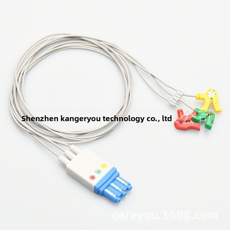 Newborn ECG Trunk Cable and Leads for Patient Monitor Compatible with M3000A 78352C Medical Consumables