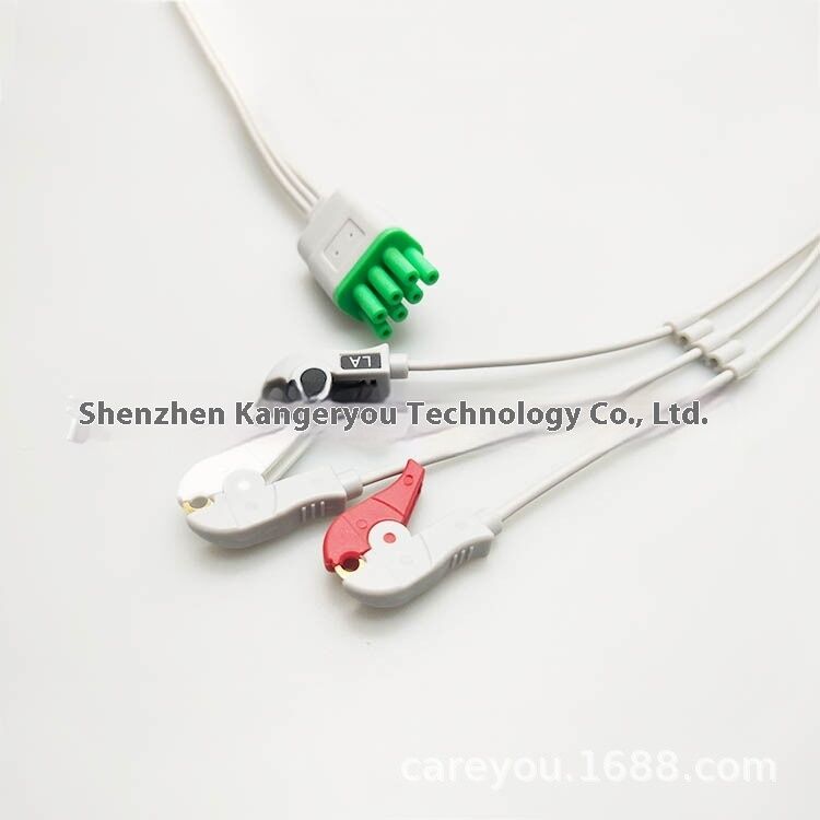 Beijing Maibang MB8000 Hailiying Te-4000X Tel100 Dynamic Telemetry EOS Disinfecting Type Compatible 3-Lead Medical Consumables