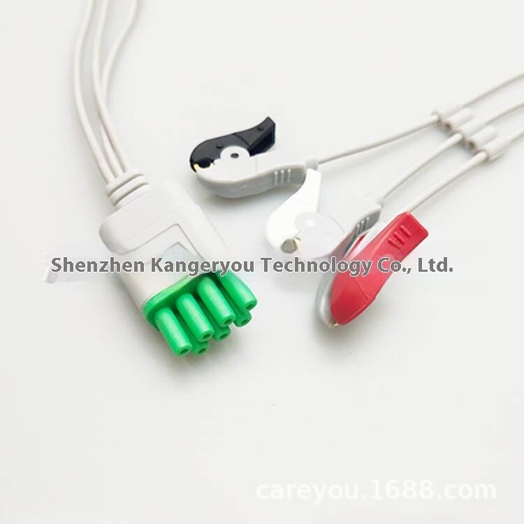 Beijing Maibang MB8000 Hailiying Te-4000X Tel100 Dynamic Telemetry EOS Disinfecting Type Compatible 3-Lead Medical Consumables