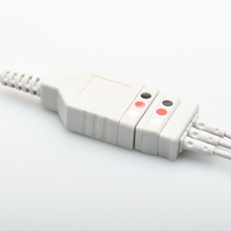 Compatible with PM6000 T8 T5 IPM 12-Pin Three-Lead ECG Main Cable with EOS Disinfecting Type Medical Consumables
