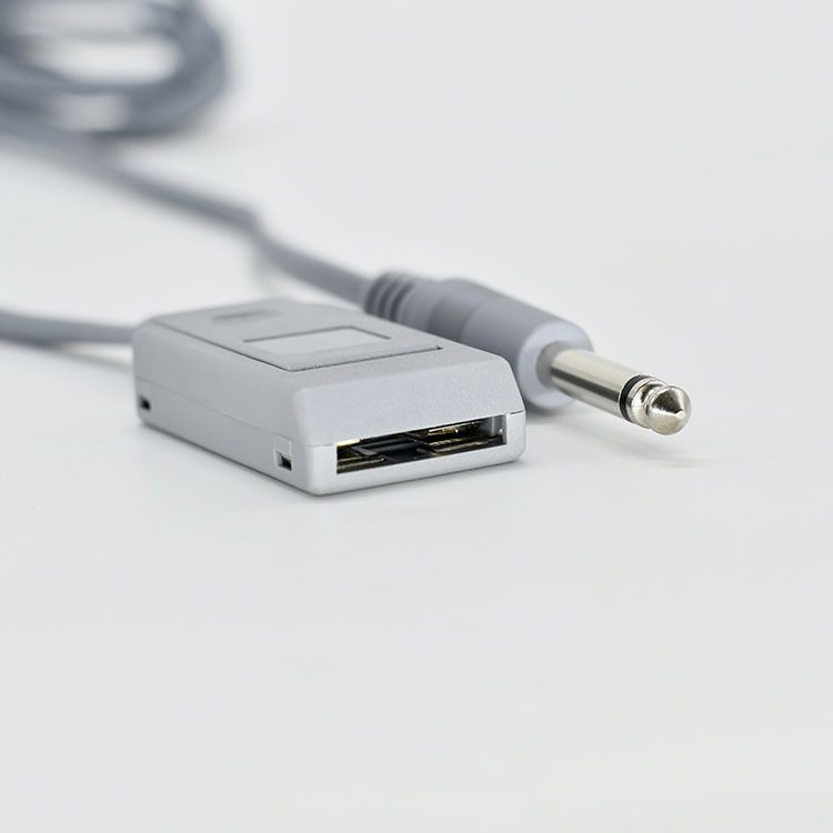 Patient Return Electrode Cable 6.3mm Plug Electric Knife Negative Plate Grounding Pad Medical Consumables 2.8m CE Certified