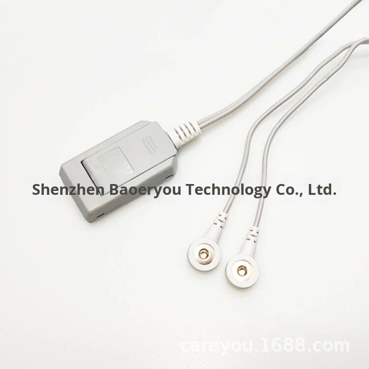 Beauty Device Thermage Connection Cable KRY-OEM002 Gray-White Dual Snap Button Negative Electrode Alcohol Disinfection