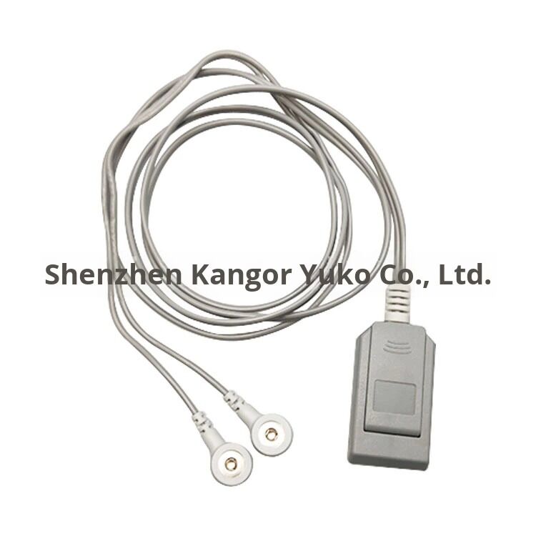 Beauty Device Thermage Connection Cable KRY-OEM002 Gray-White Dual Snap Button Negative Electrode Alcohol Disinfection