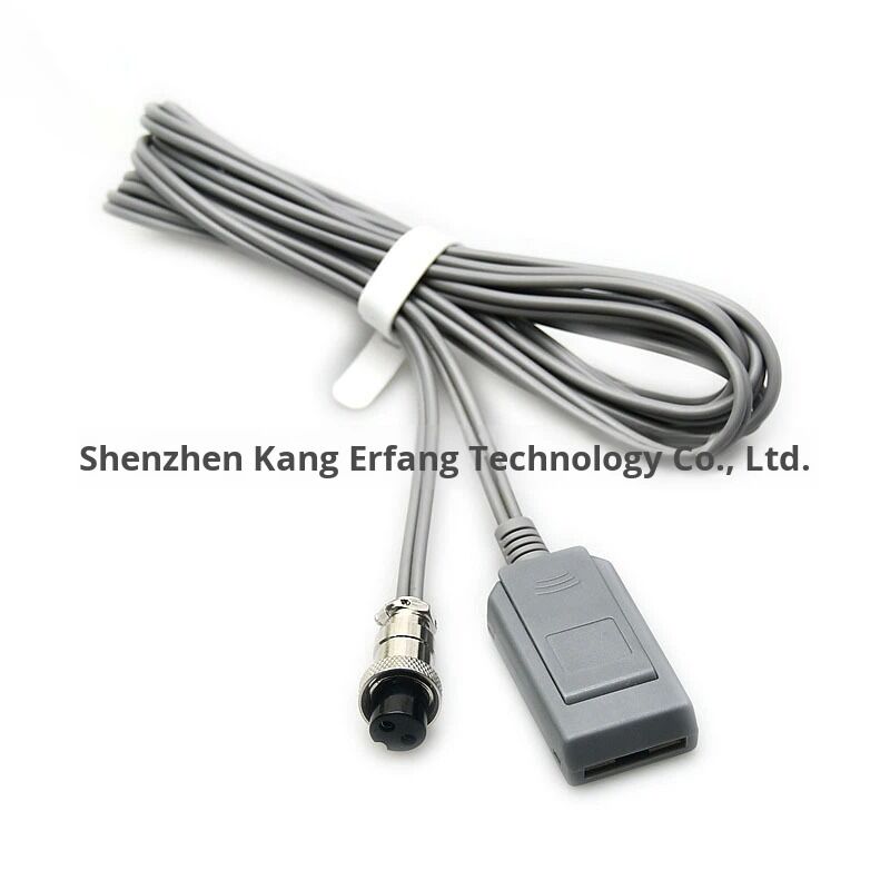 Two-Hole Medical Electrosurgical Negative Electrode Plate Connection Cable Alcohol Disinfection 3M Model KK5-1029 Medical