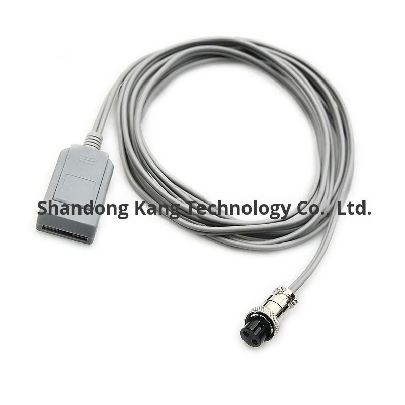 Two-Hole Medical Electrosurgical Negative Electrode Plate Connection Cable Alcohol Disinfection 3M Model KK5-1029 Medical