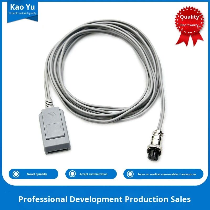 Two-Hole Medical Electrosurgical Negative Electrode Plate Connection Cable Alcohol Disinfection 3M Model KK5-1029 Medical