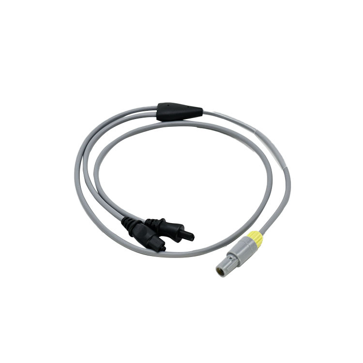 Humidifier Cable MR850 Dual Plug Dark Grey Respiratory Medical Consumables Breathing ...